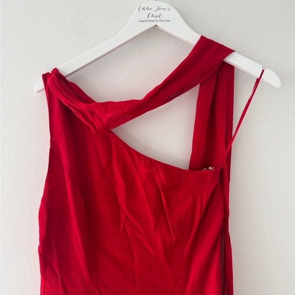 REFORMATION NWT Rosalynn Red Dress 4 - Picture 11 of 12